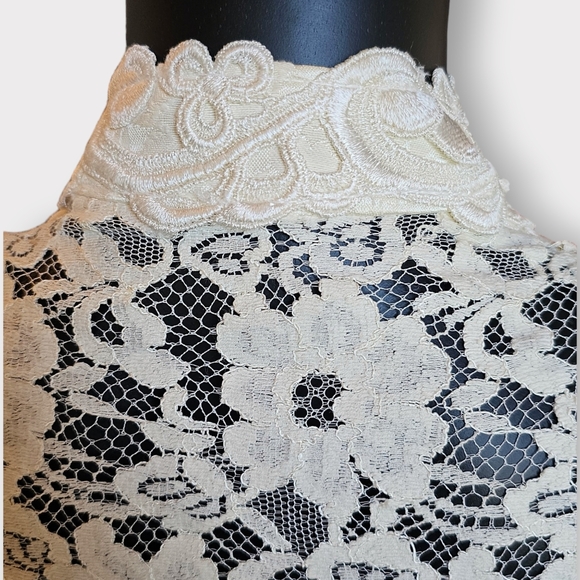 Vintage Jessica McClintock Courthouse Wedding Jacket/Skirt - Picture 12 of 15